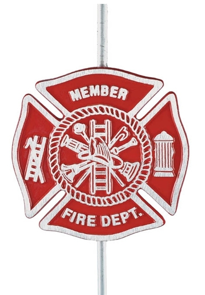 FireFighter Grave Marker----Cast Aluminum