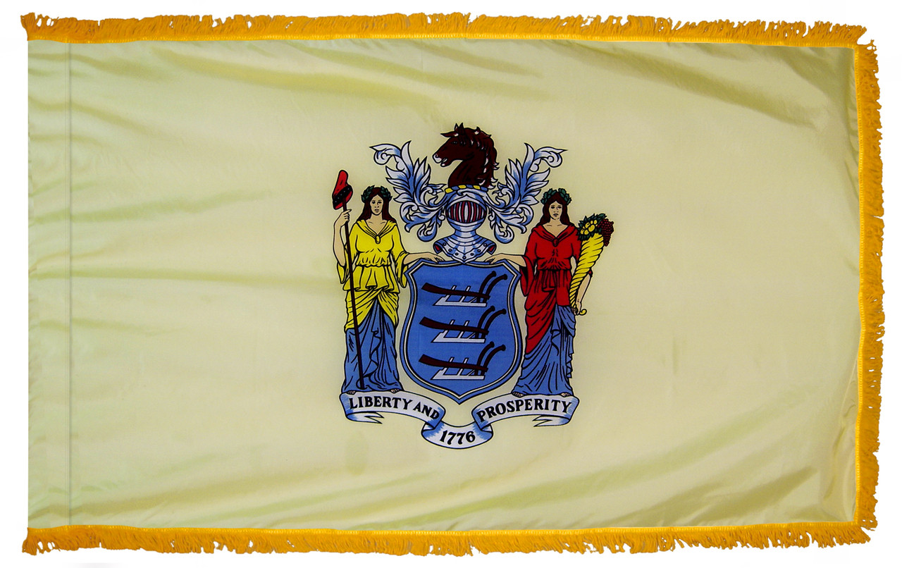 New Jersey Fringed Flag