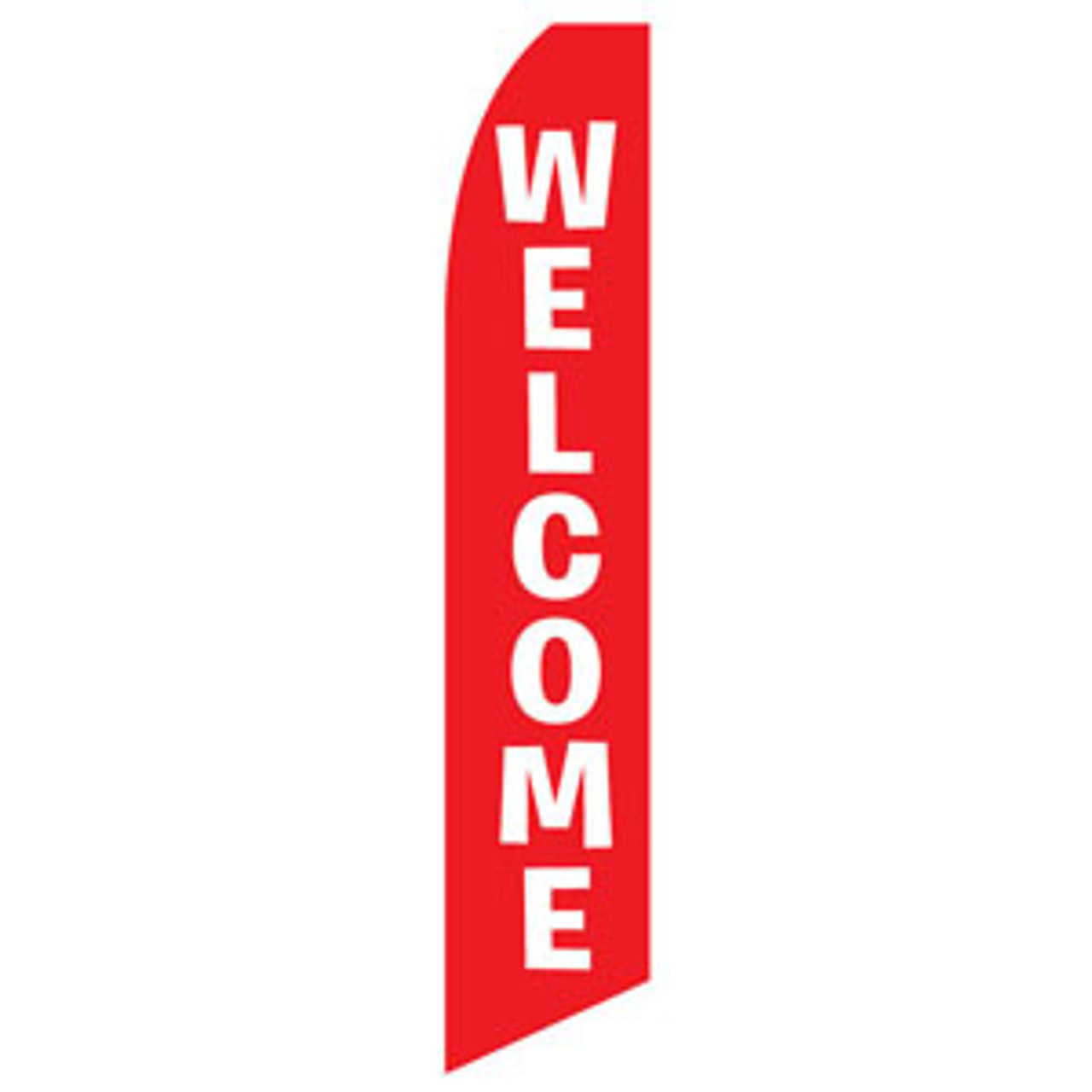 Welcome Feather Flag (Red)