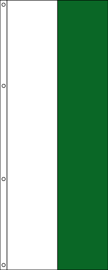 Attention 2-Stripe Solid Color Vertical Tall Flag