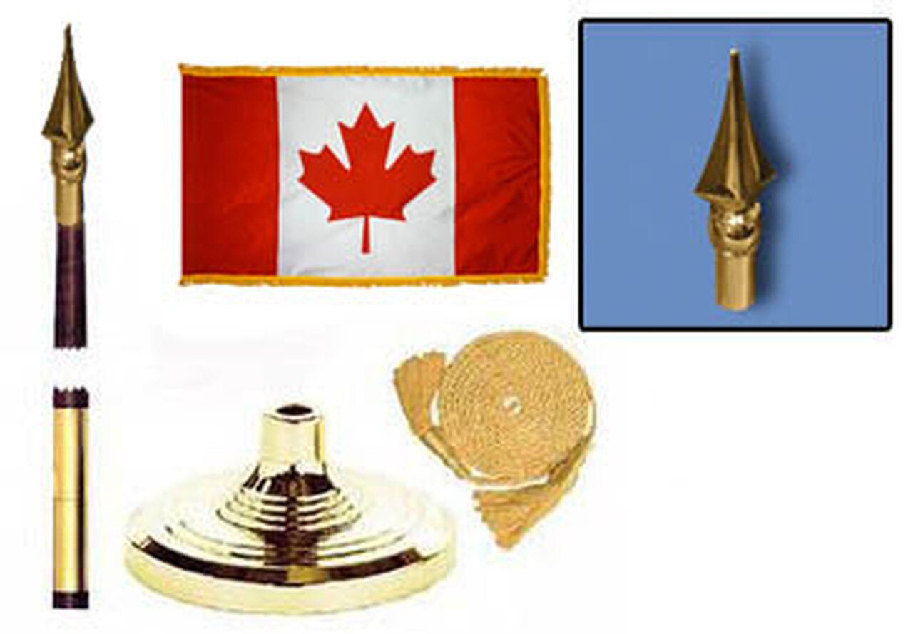 Canada Flag Fringed Lobby Set