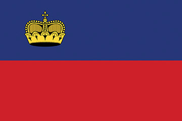 Liechtenstein - 4" x 6" Miniature Stick Flags 