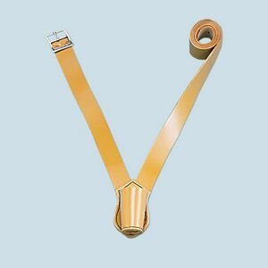 Russet Leather Single Strap Parade Carrying Belt