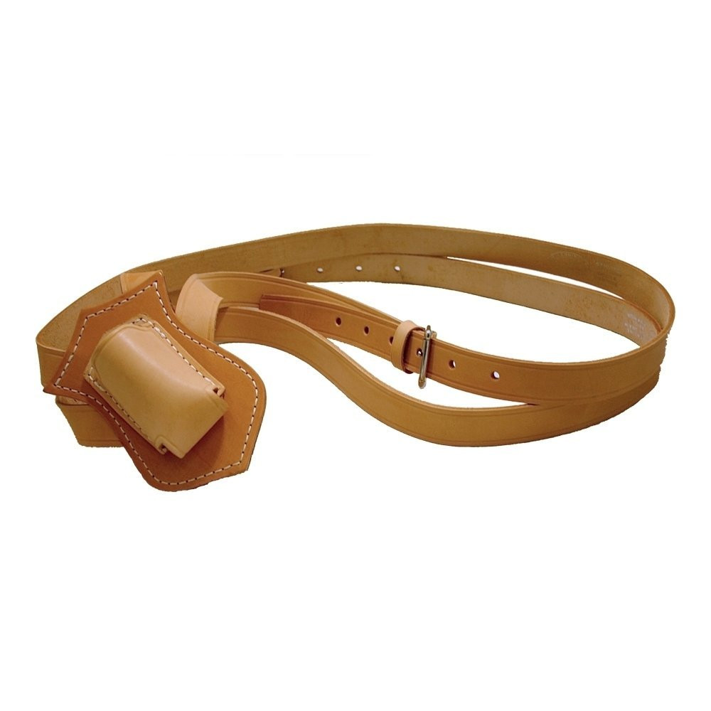 Russet Leather Double Strap Parade Carrying Belt