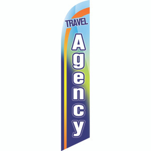 Travel Agency Semi Custom Feather Flag Kit