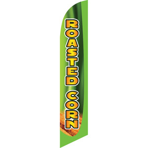 Roasted Corn (yellow letters) Semi Custom Feather Flag Kit