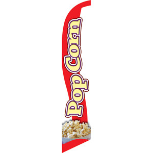 PopCorn (white background) Semi Custom Feather Flag Kit