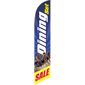 Dining Set Sale Semi Custom Feather Flag Kit