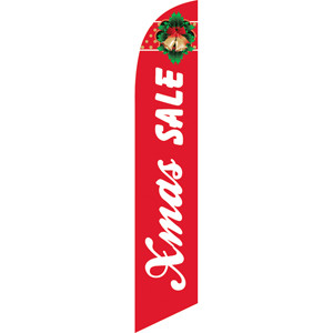 Xmas Sale (wreath centered) Semi Custom Feather Flag Kit