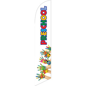 Preschool (hands) Semi Custom Feather Flag Kit