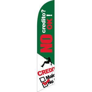 No Credito? OK! Semi Custom Feather Flag Kit