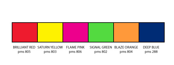 Signal Green Fluorescent Icicle Pennants