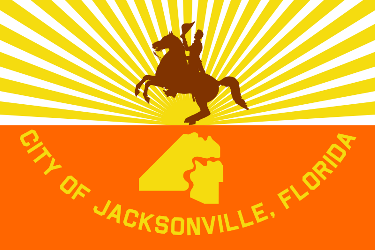 JACKSONVILLE JAGUARS PRIDE FLAG - DELUXE 3' X 5