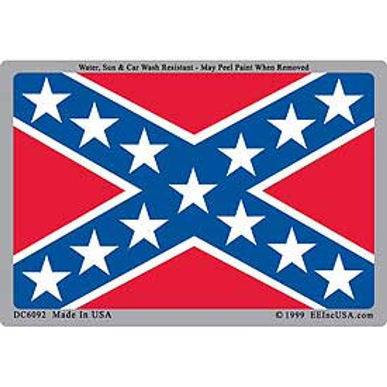 Confederate Rebel Flag Decal Sticker 10 Vrogue Co   DC6092  62387.1668795153 