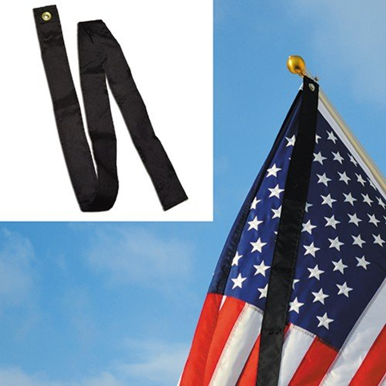 Black Mourning Streamer