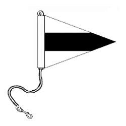 3rd Repeater Pennant (Rope and Snap Hook)