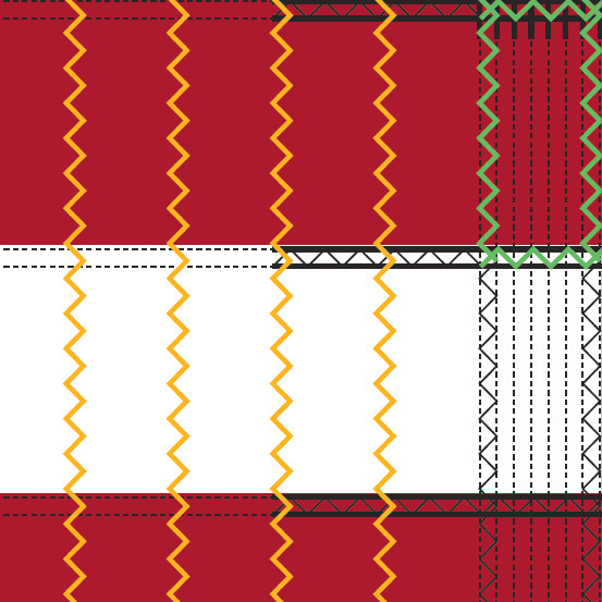 15x25 U.S. High Wind Nylon Flag - Commercial Grade 