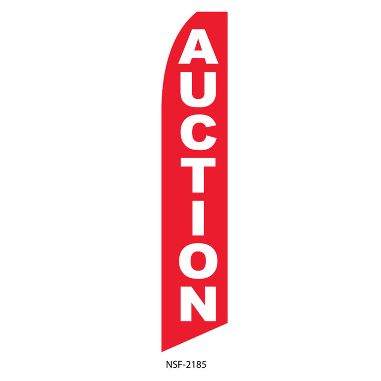 Auction Feather Flag (red)