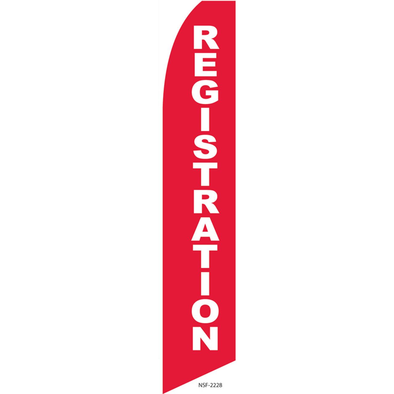 Registration Feather Flag