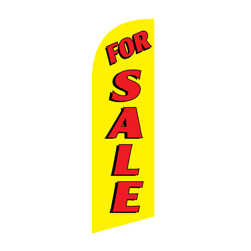 For Sale Feather Flag (yellow)