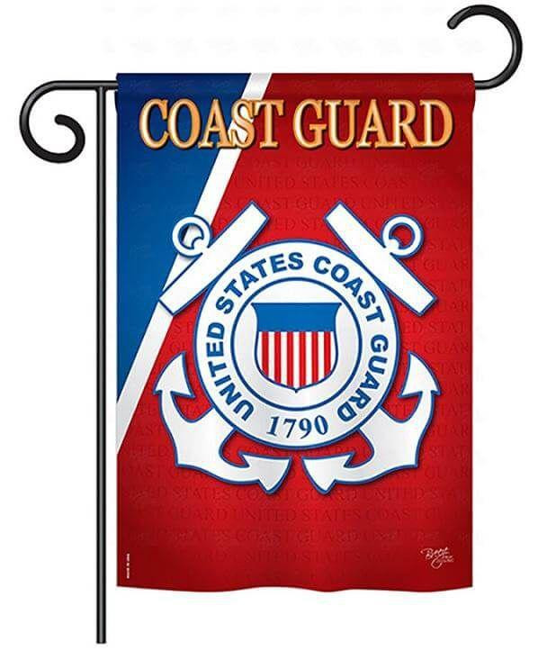  U.S. Coast Guard Garden Flag 12" x 18"