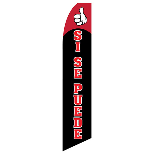 Si Se Puede ('Yes You Can') Feather Flag