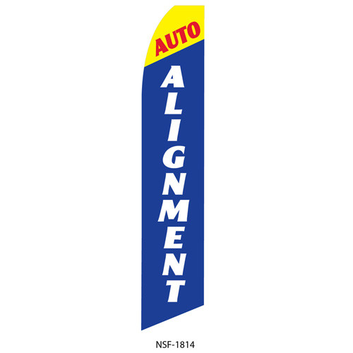Auto Alignment Feather Flag