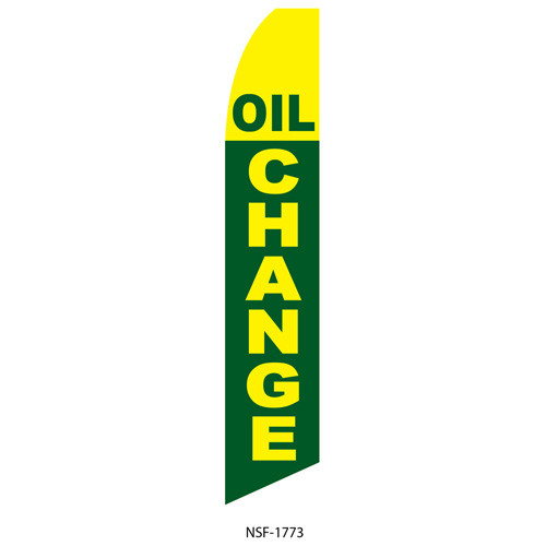 Oil Change Feather Flag 
