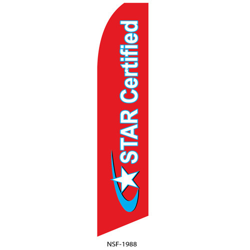 Star Certified Feather Flag