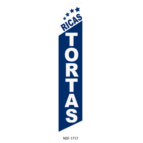 Ricas Tortas (Rich Tortas) Feather Flag
