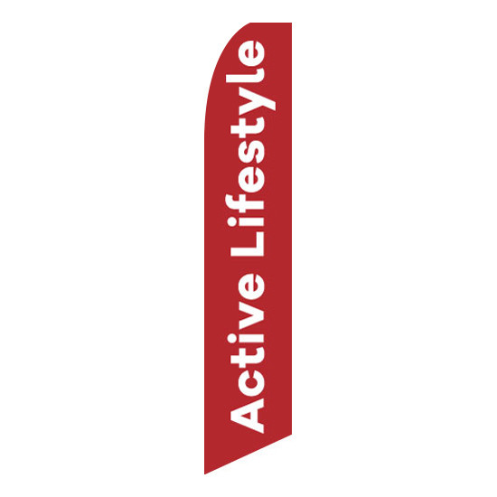 Active Lifestyle Feather Flag