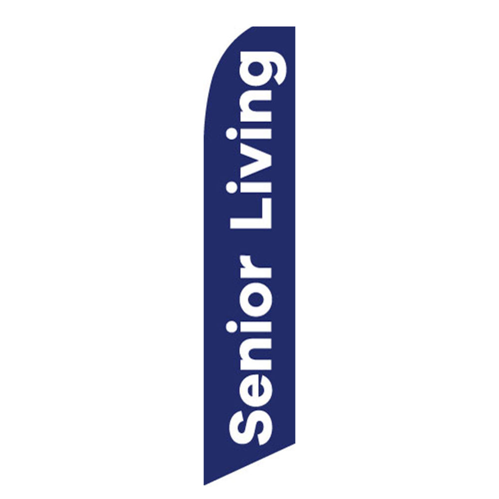Senior Living Feather Flag