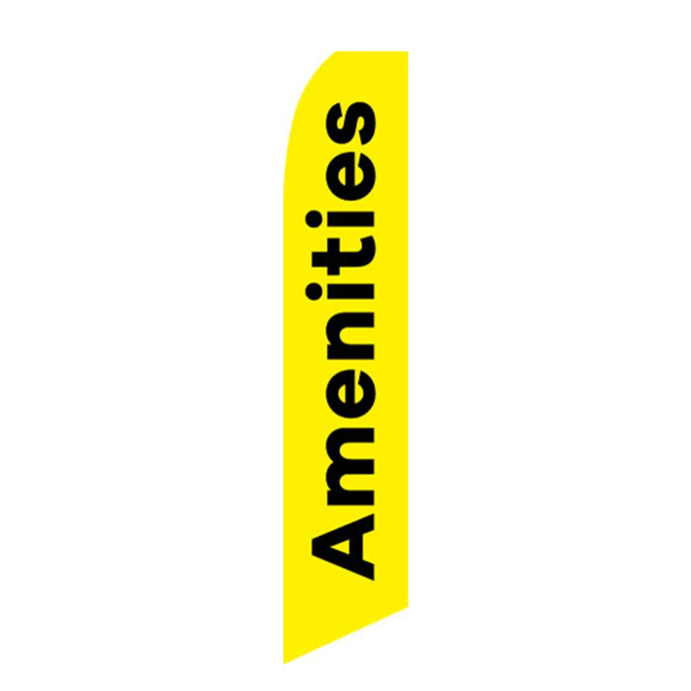 Amenities Feather Flag
