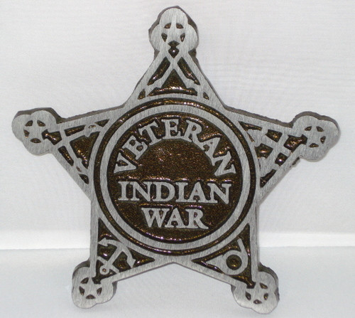 Indian War Grave Marker - Aluminum 