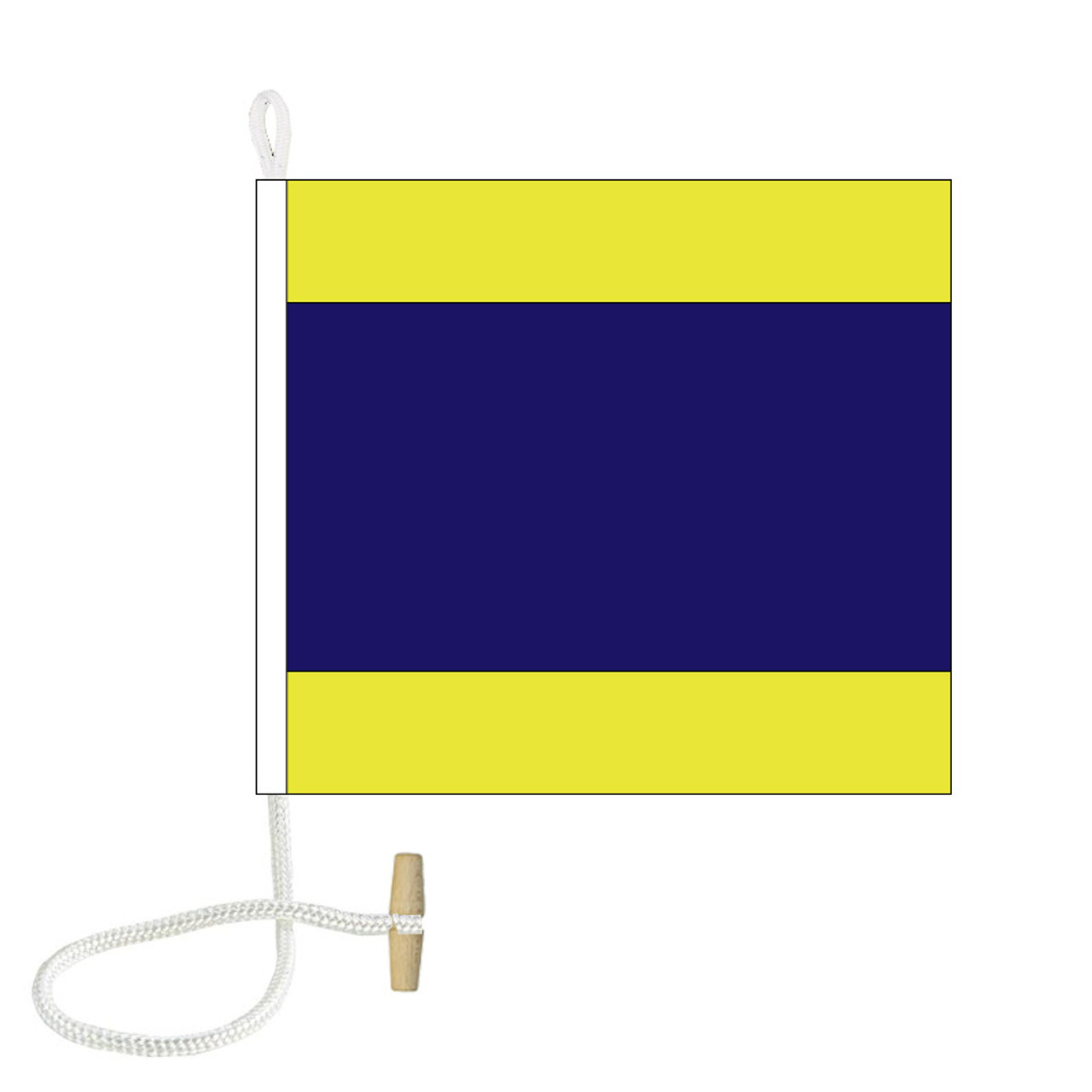 D International Code Signal Flag (Rope and Toggle)