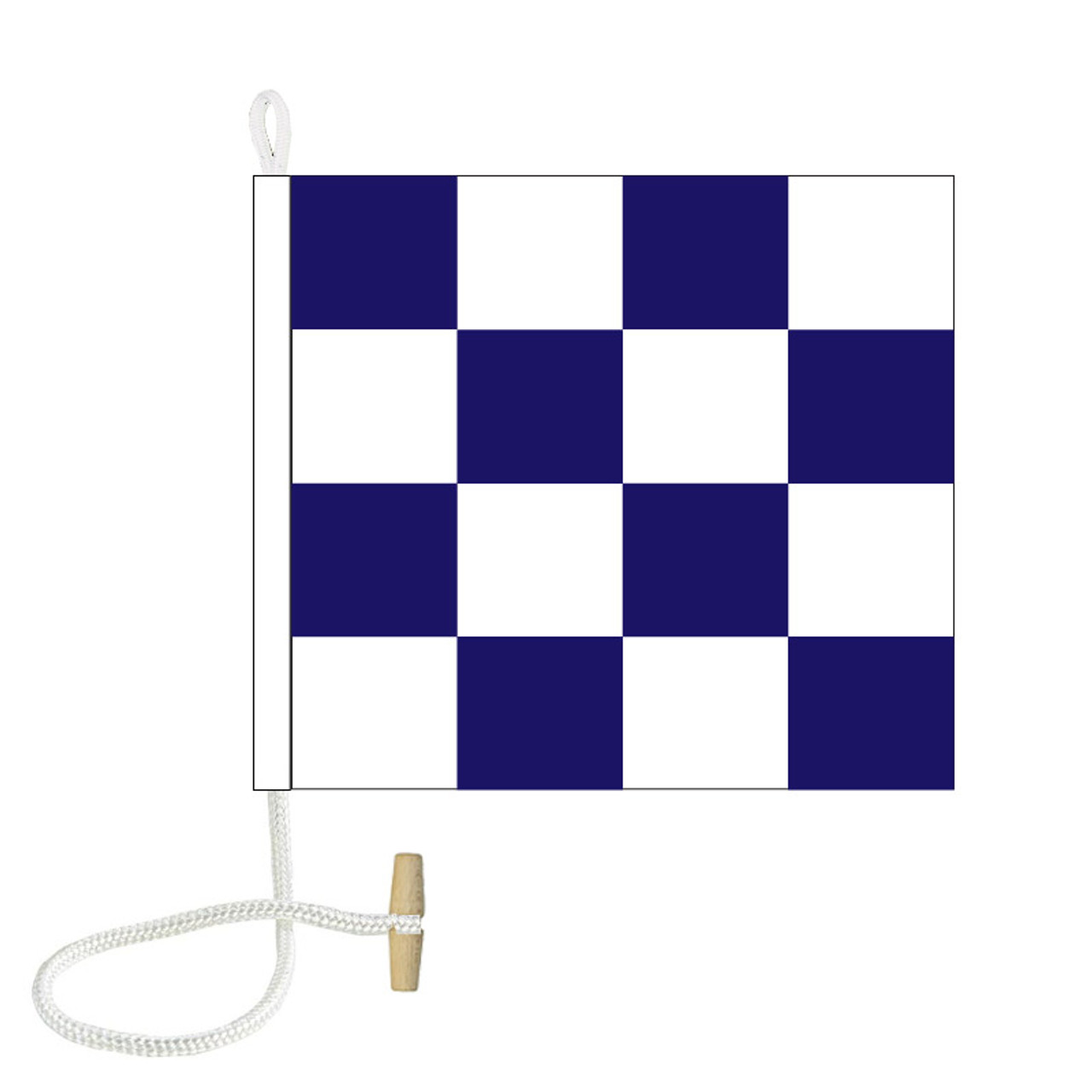 "N" (November); No (Negative) - With Rope and Toggle