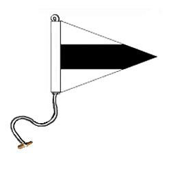 Repeat Third Flag (3rd Substitute) - With Rope and Toggle