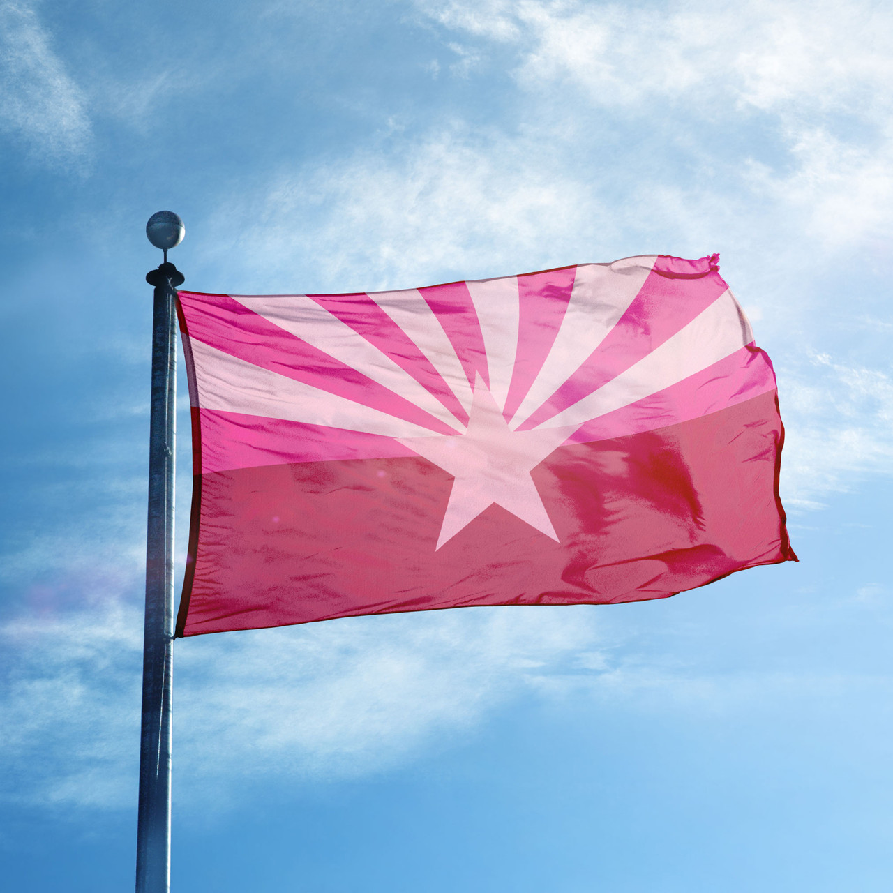 Pink Arizona 3x5 Foot Custom Flag