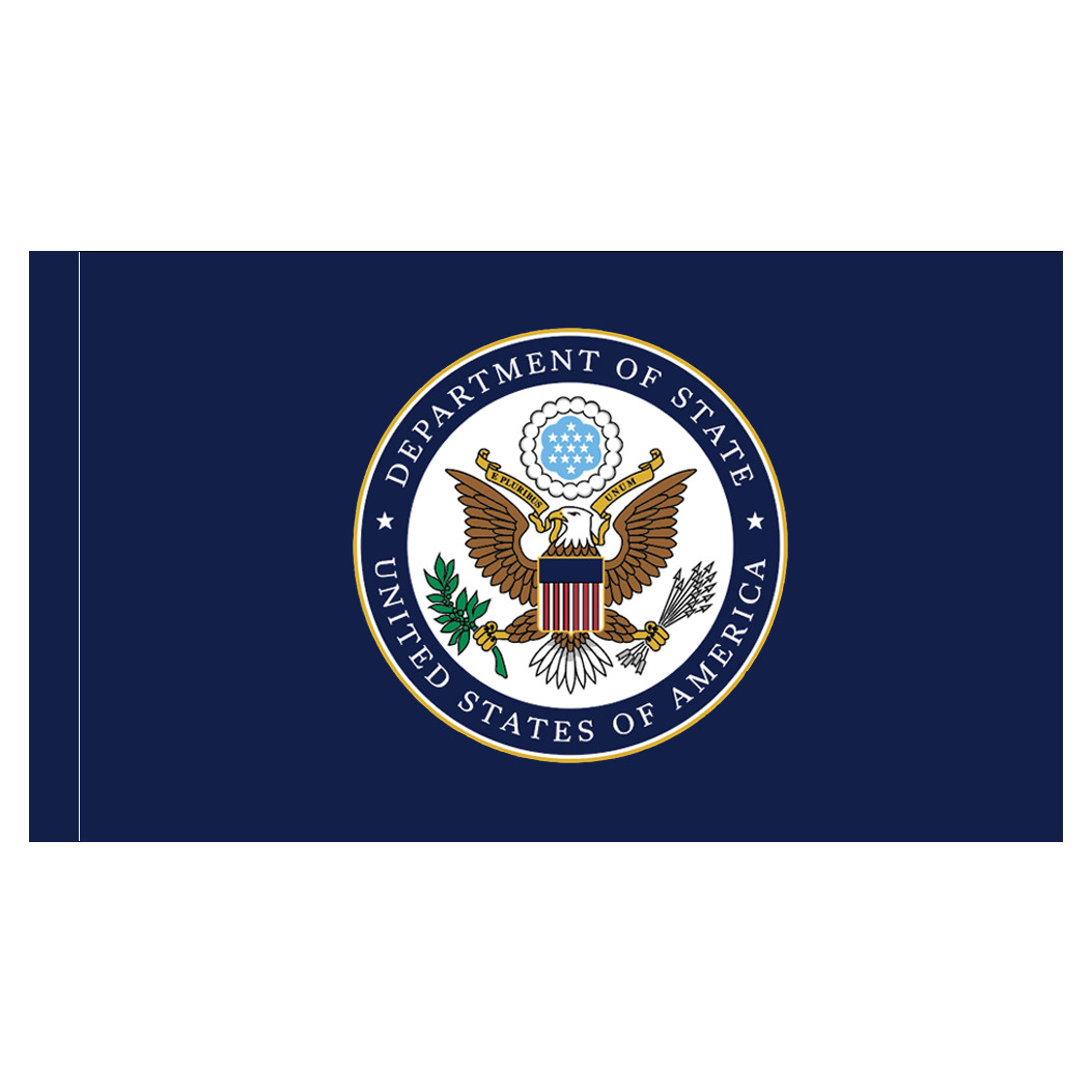 U.S. Department of State Flag with pole sleeve