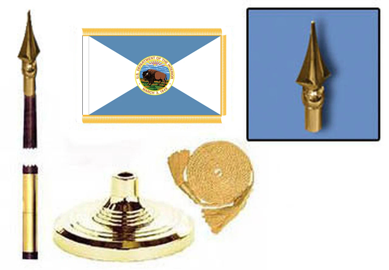 U.S. Department of the Interior Fringed Lobby Set
