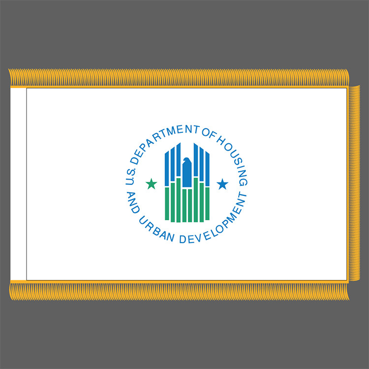 U.S. Department of Housing and Urban Development Fringed Flag