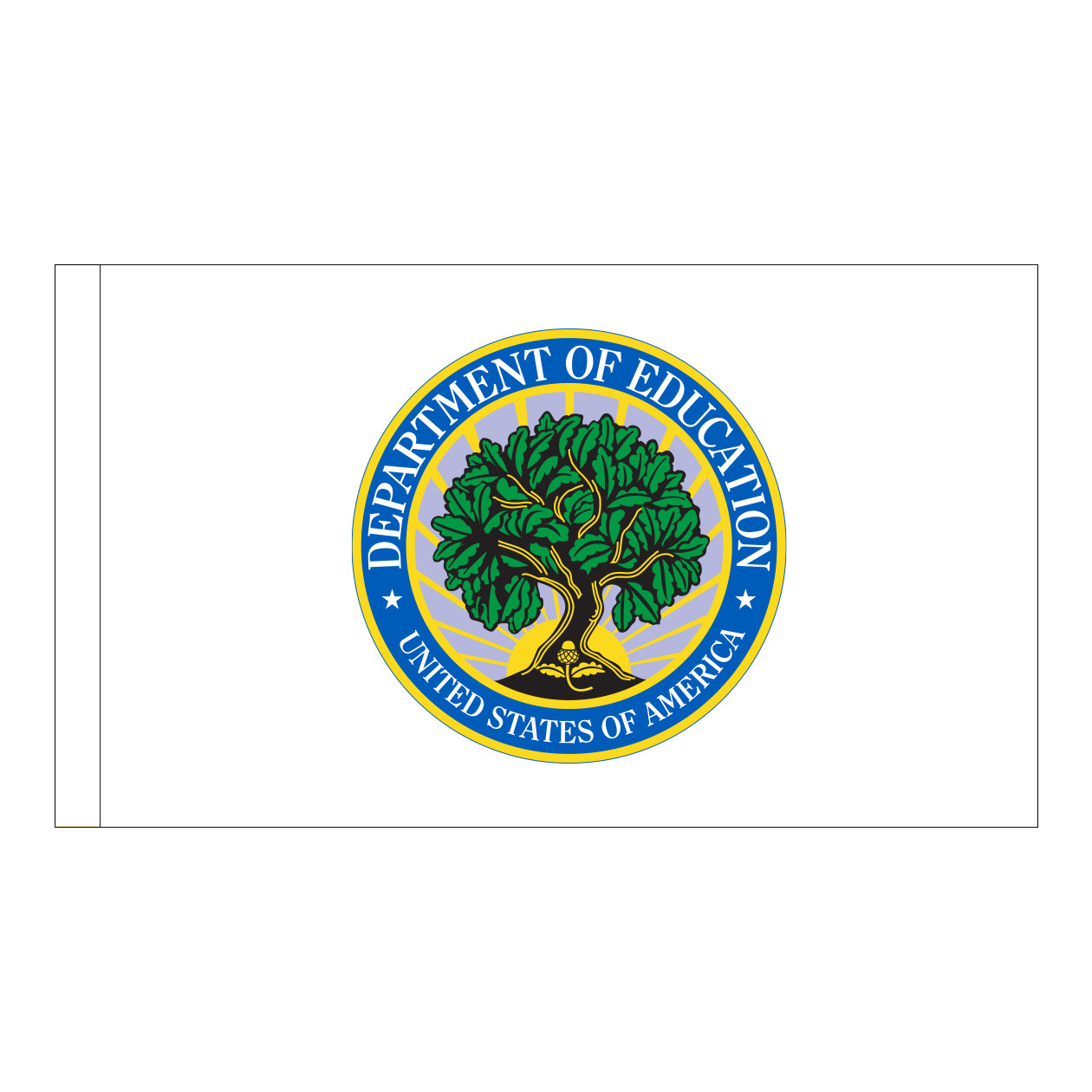 U.S. Department of Education Flag with pole sleeve