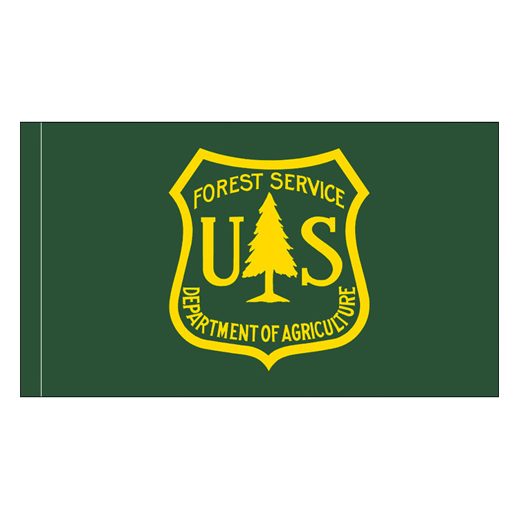 United States Forest Service Flag with pole sleeve