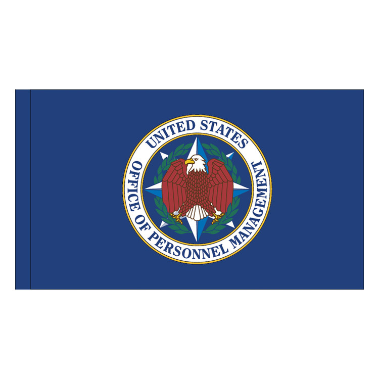 Office of Personnel Management Flag with pole sleeve
