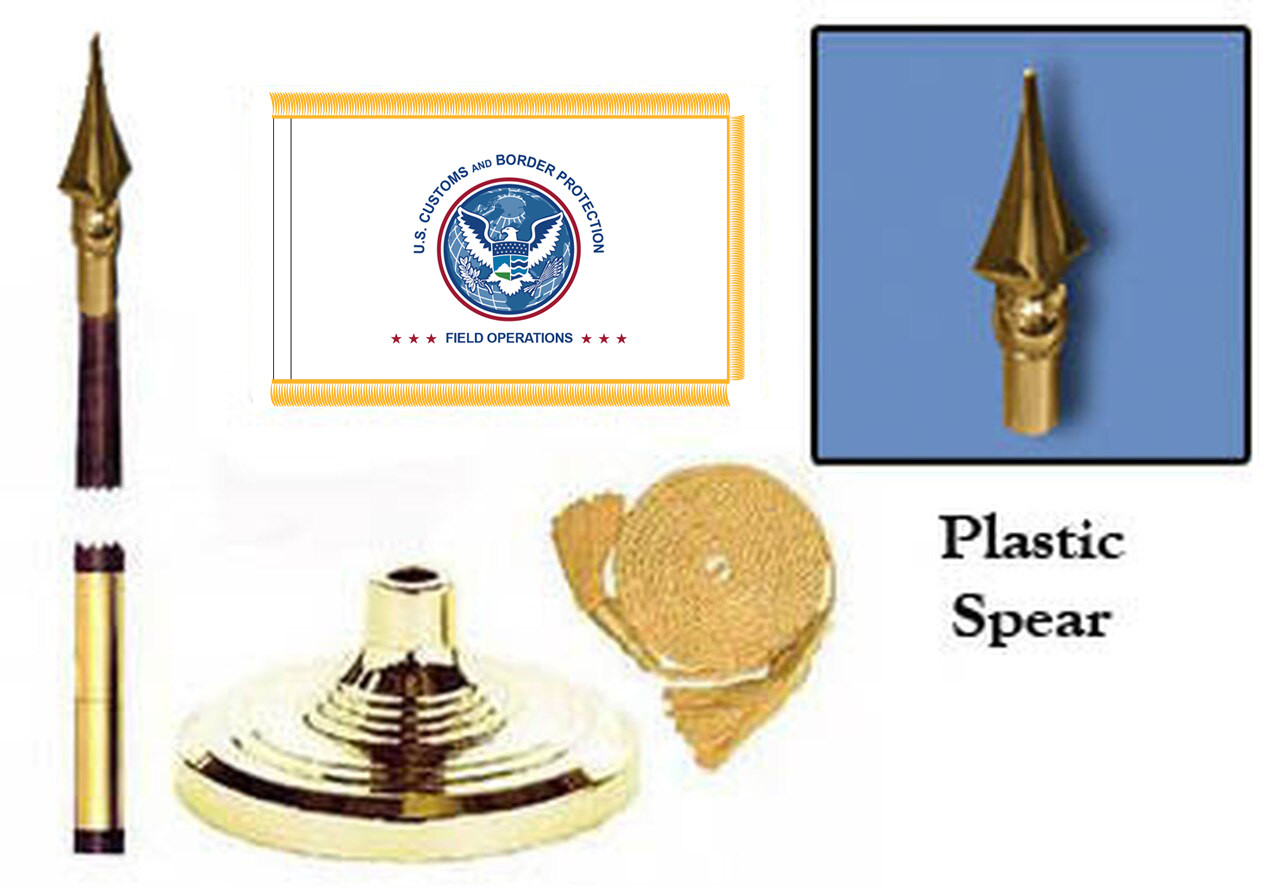 U.S. Customs and Border Protection Field Operations Fringed Lobby Set