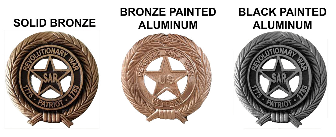 Iraq War Veteran Honor Grave Markers