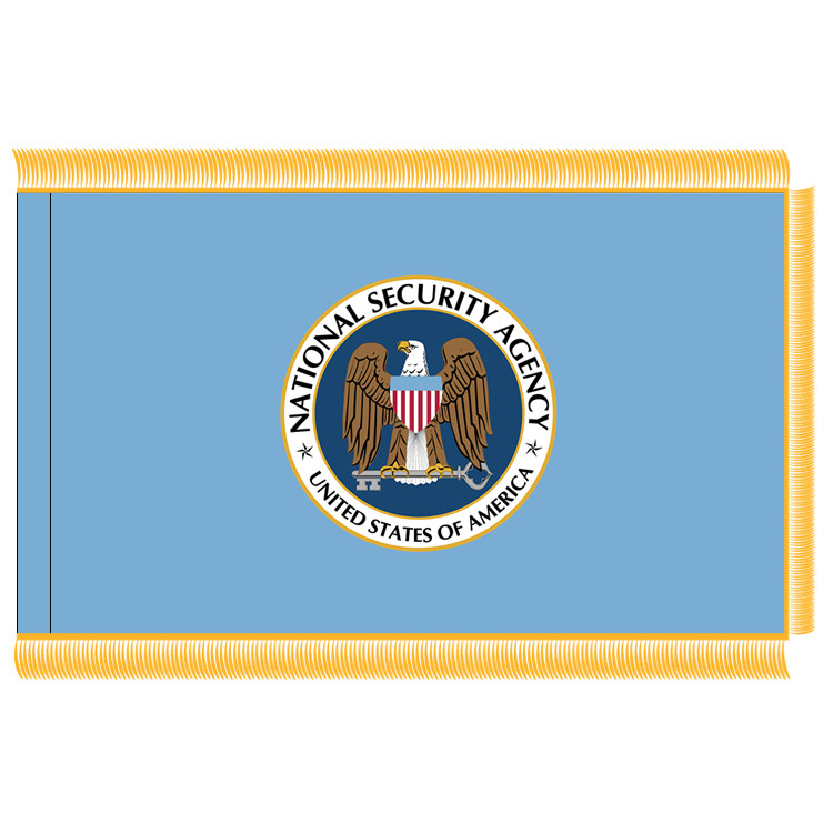 National Security Agency Fringed Flag
