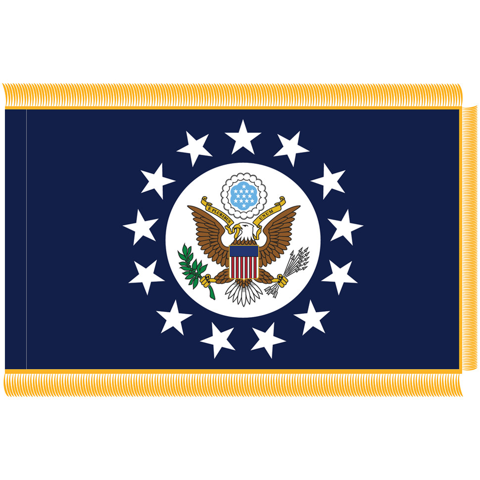 United States Embassy Fringed Flag