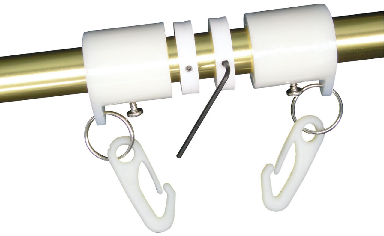 Neverfurl Complete Kits White (Pack of 2) 3/4 Inch Diameter