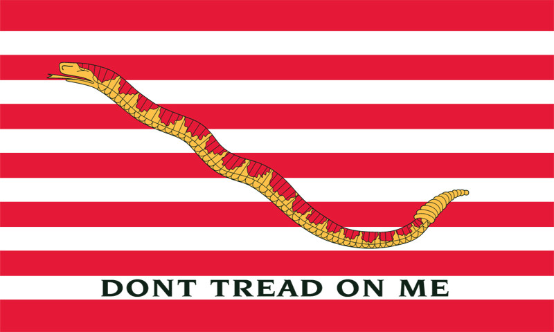 First Navy Jack - 4" x 6" Miniature Stick Flags